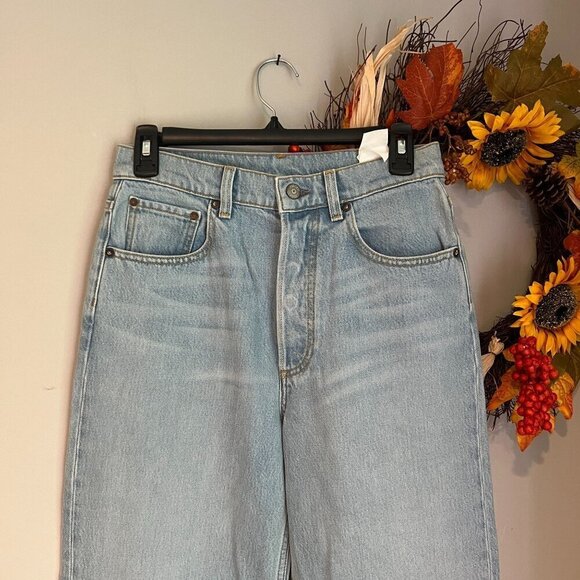 Boyish The TOBY High Waisted Relaxed Tapered Jeans Sz 26 in BLUE PLANET - Picture 2 of 11